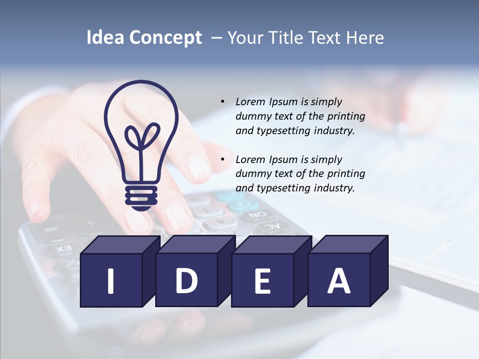 Female Aging Senior PowerPoint Template