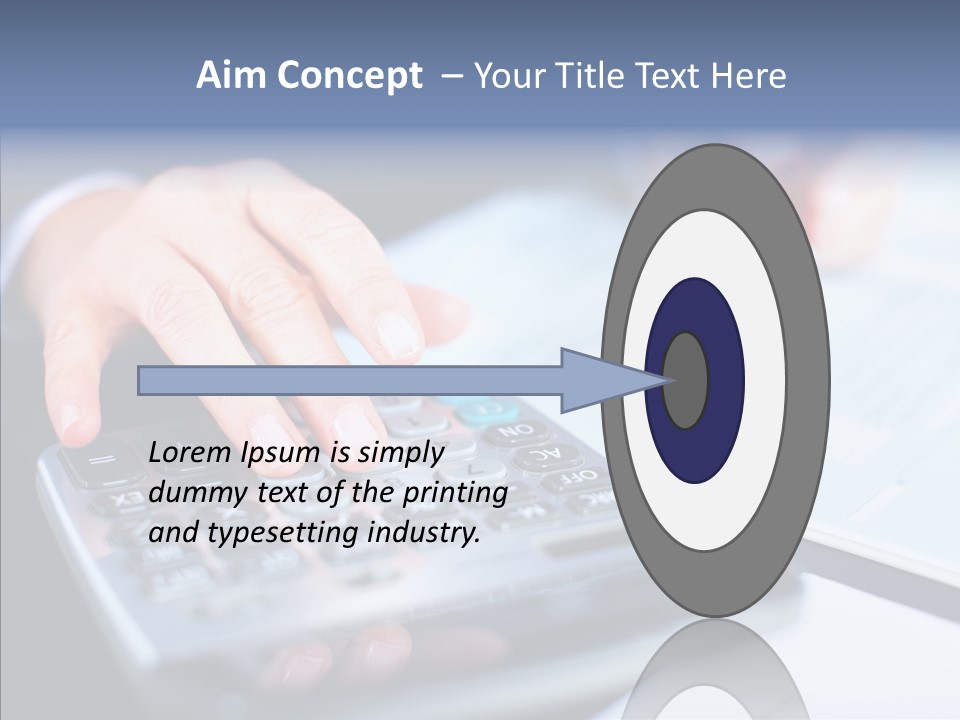 Female Aging Senior PowerPoint Template