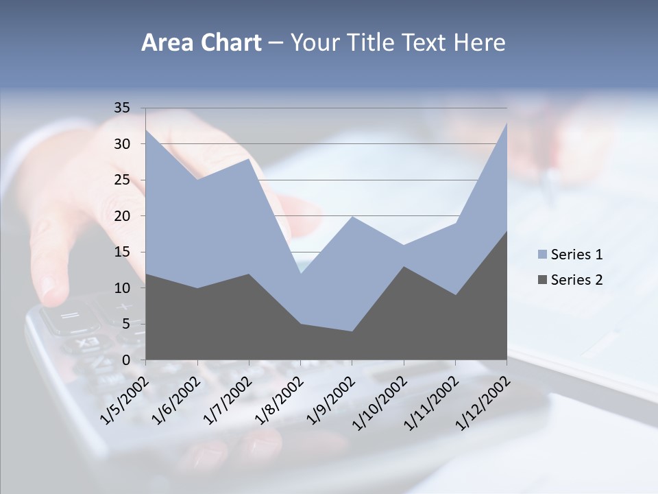 Female Aging Senior PowerPoint Template