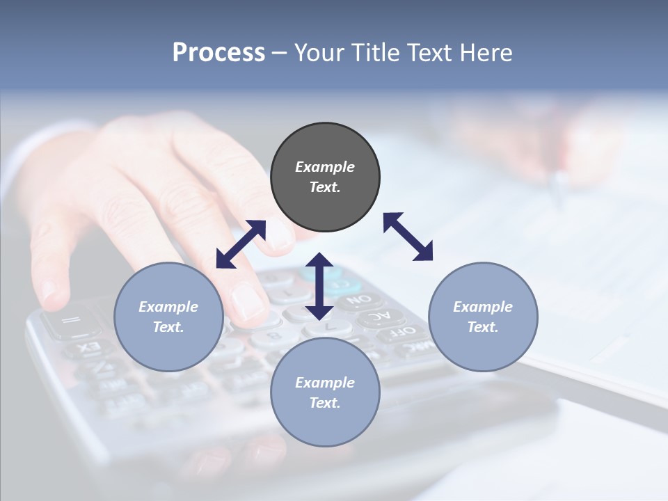 Female Aging Senior PowerPoint Template