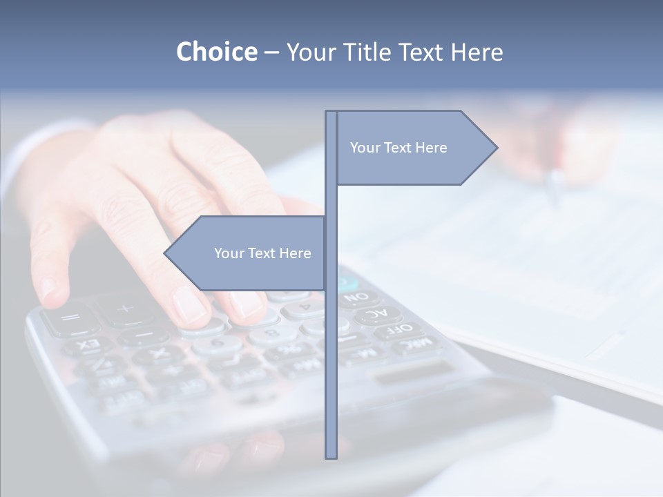 Female Aging Senior PowerPoint Template