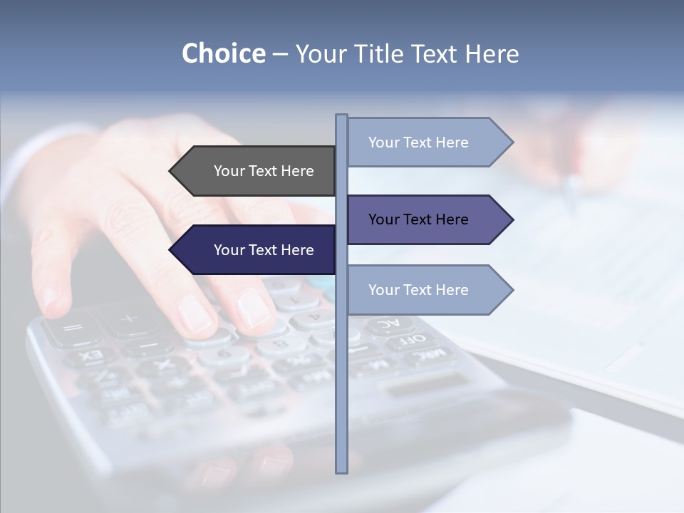 Female Aging Senior PowerPoint Template