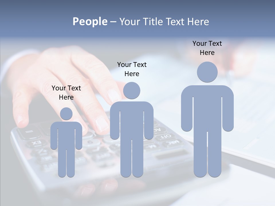 Female Aging Senior PowerPoint Template