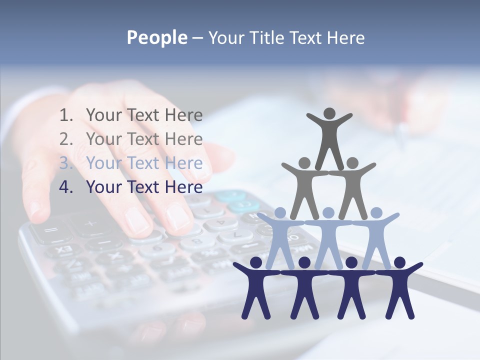 Female Aging Senior PowerPoint Template