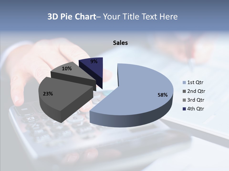 Female Aging Senior PowerPoint Template
