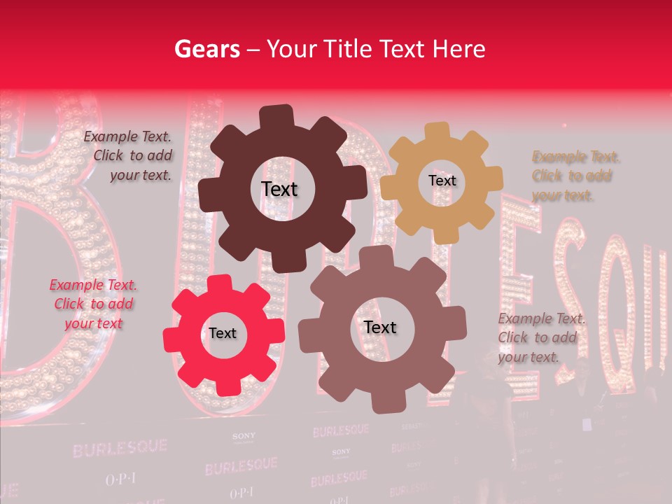 Touching Finger Elder PowerPoint Template