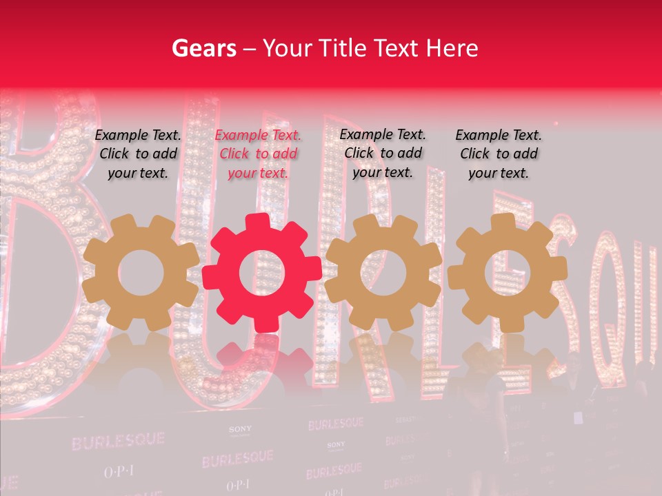 Touching Finger Elder PowerPoint Template