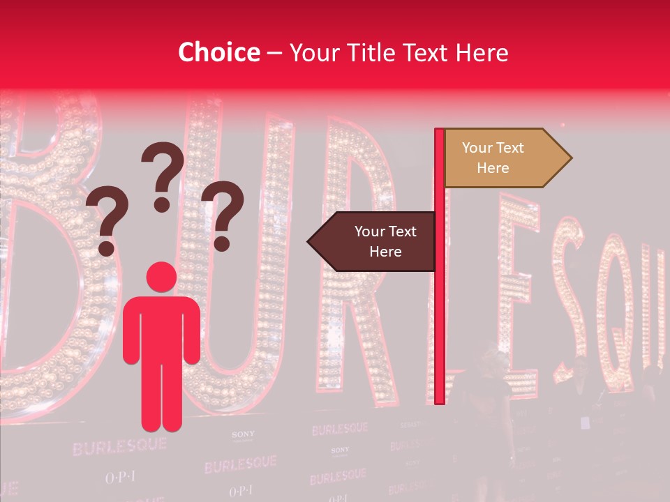 Touching Finger Elder PowerPoint Template