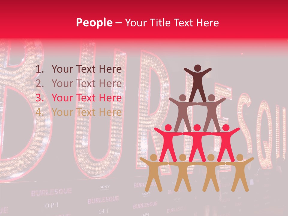 Touching Finger Elder PowerPoint Template