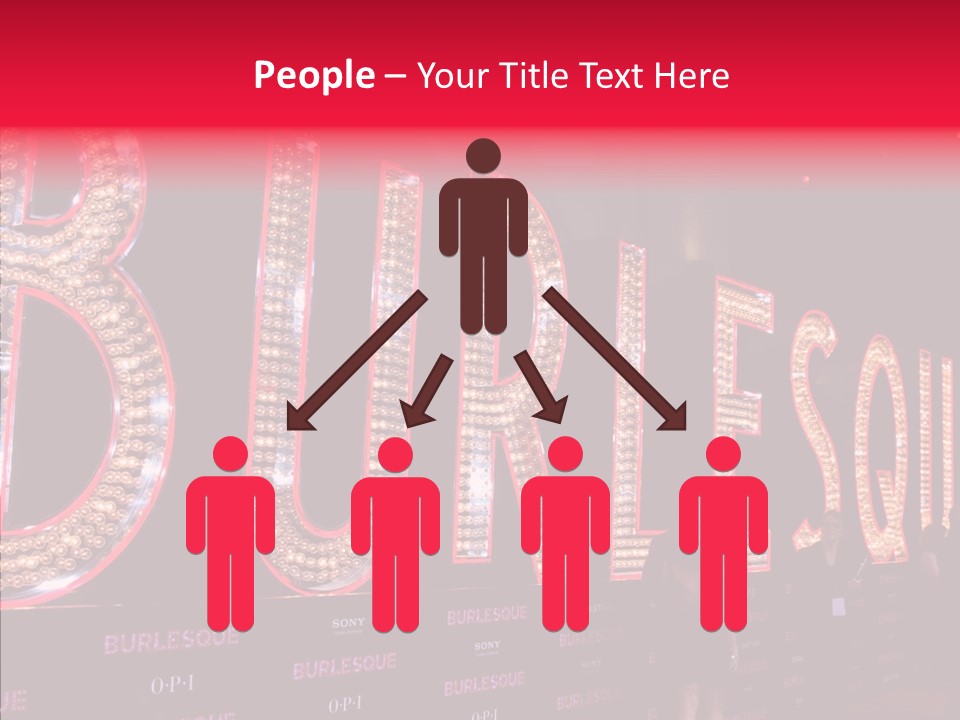 Touching Finger Elder PowerPoint Template