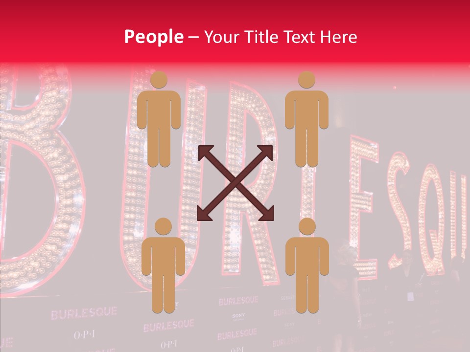 Touching Finger Elder PowerPoint Template