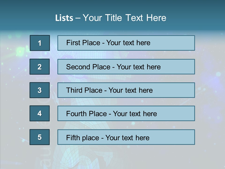 Senior  White Young PowerPoint Template