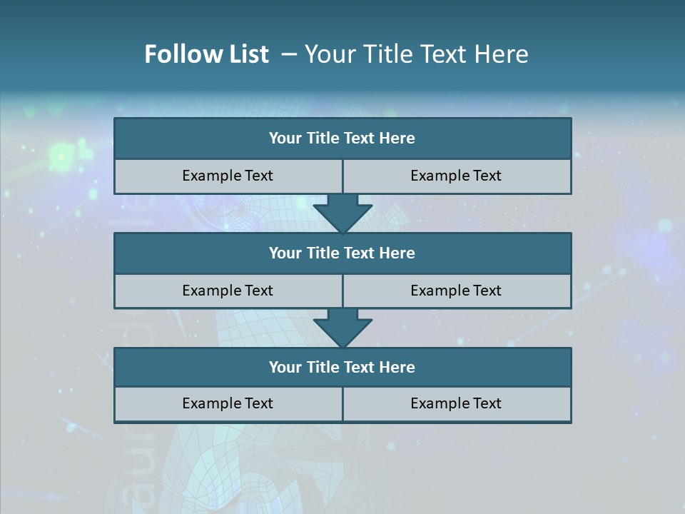 Senior  White Young PowerPoint Template