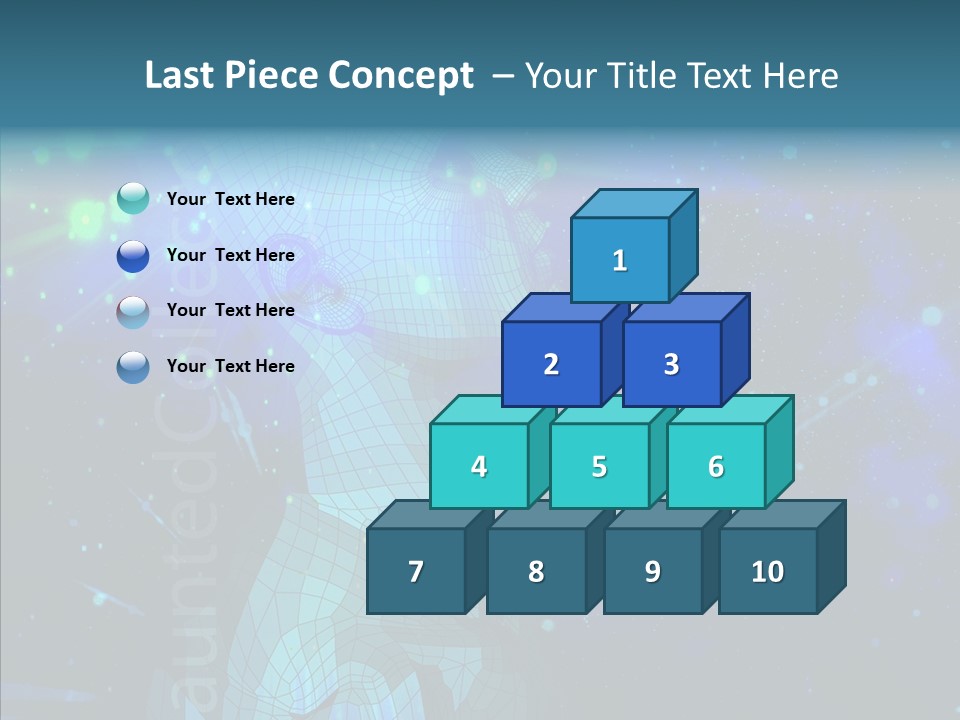 Senior  White Young PowerPoint Template