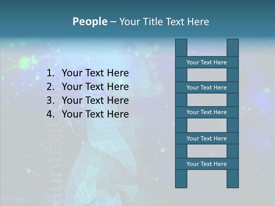 Senior  White Young PowerPoint Template