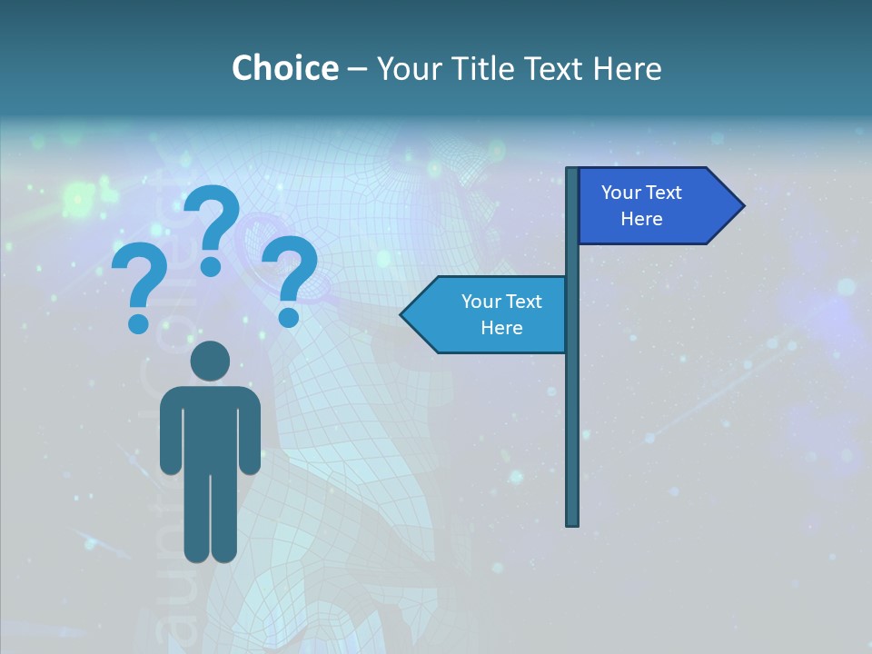 Senior  White Young PowerPoint Template