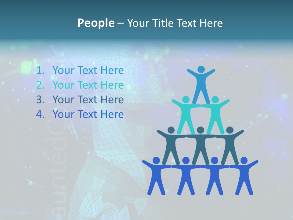 Senior  White Young PowerPoint Template