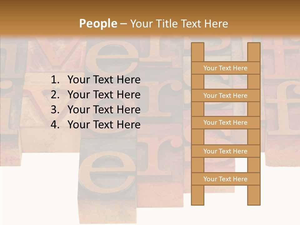 Elderly Finger Women PowerPoint Template