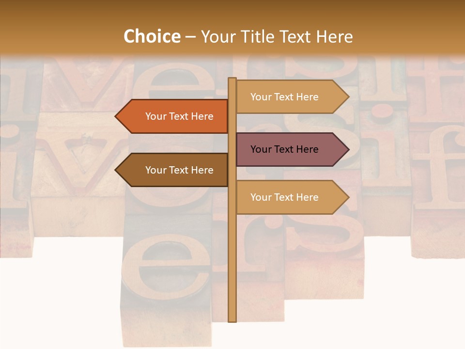 Elderly Finger Women PowerPoint Template