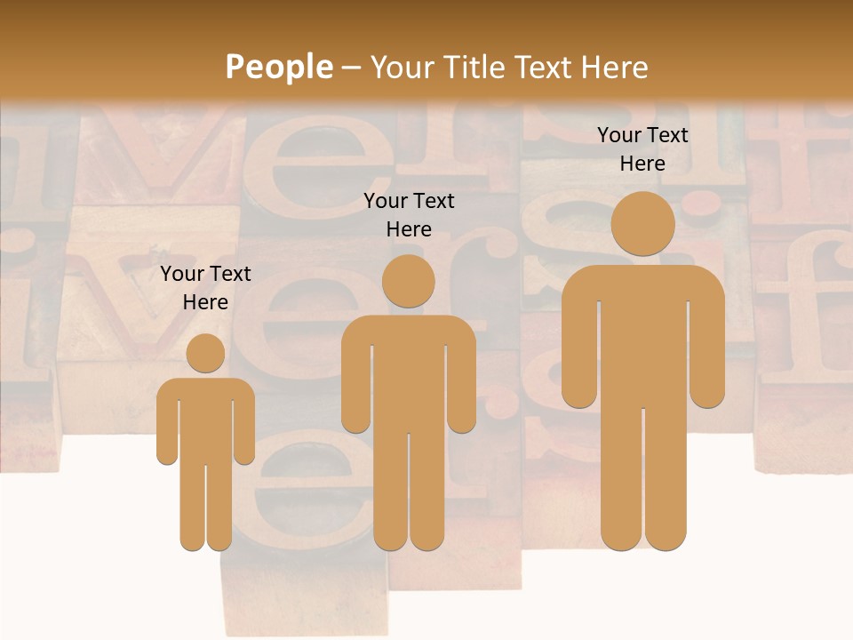 Elderly Finger Women PowerPoint Template