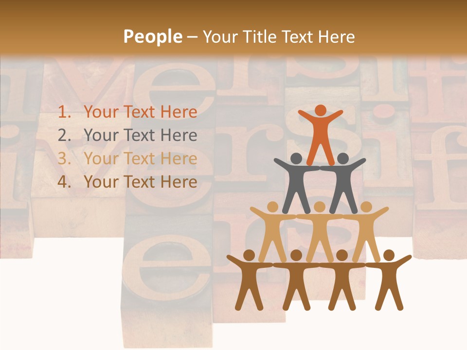 Elderly Finger Women PowerPoint Template