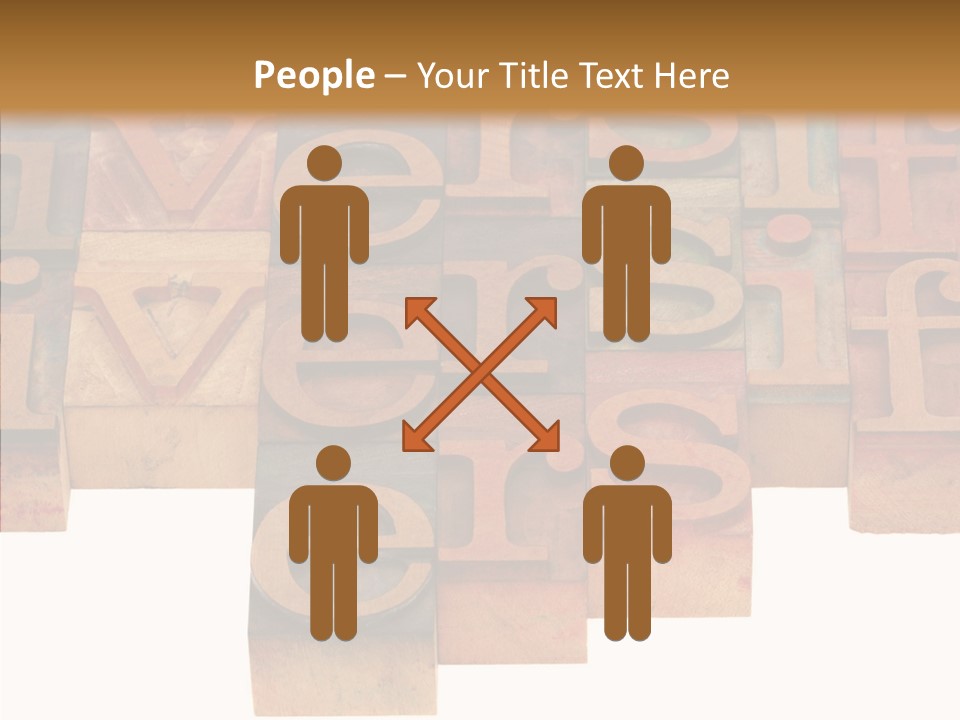 Elderly Finger Women PowerPoint Template