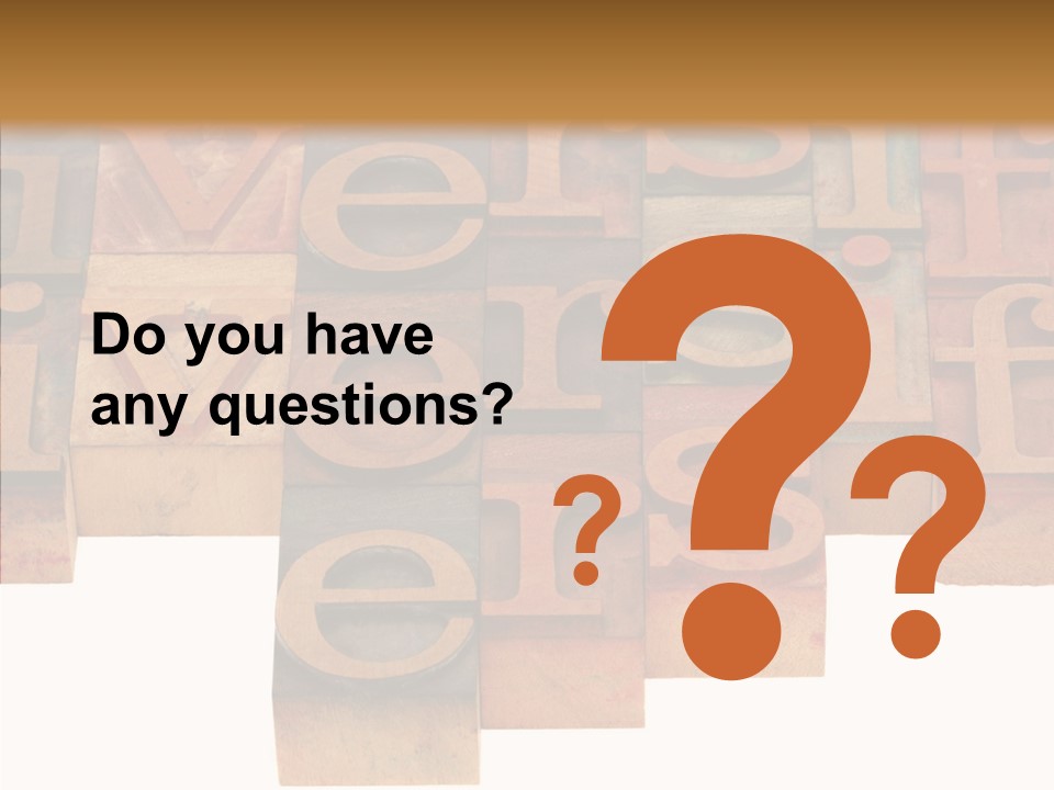 Elderly Finger Women PowerPoint Template