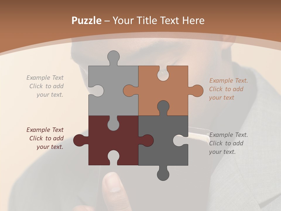 Old Sharing Close Up PowerPoint Template