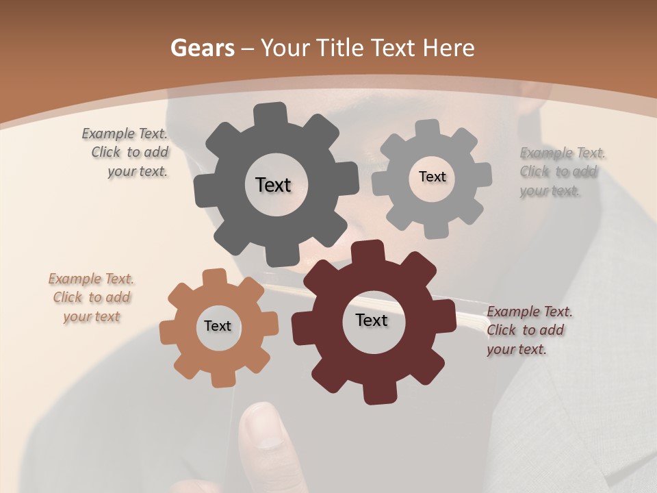 Old Sharing Close Up PowerPoint Template