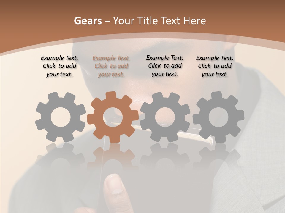 Old Sharing Close Up PowerPoint Template