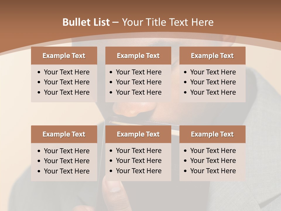 Old Sharing Close Up PowerPoint Template