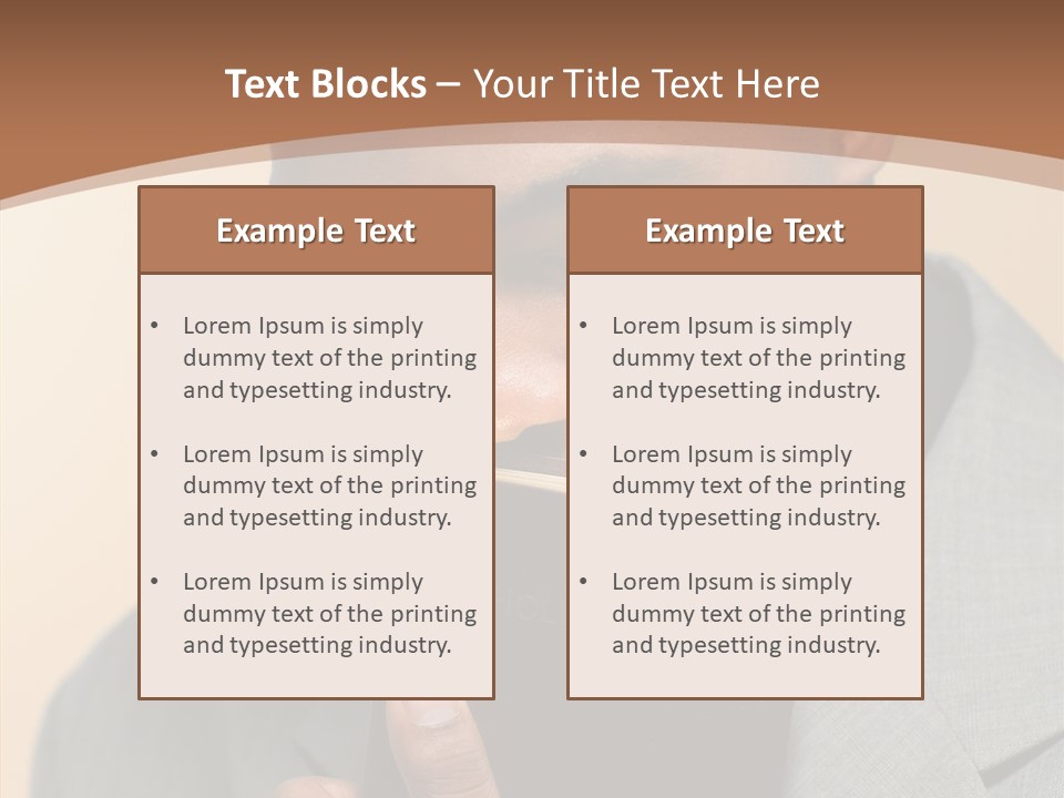 Old Sharing Close Up PowerPoint Template