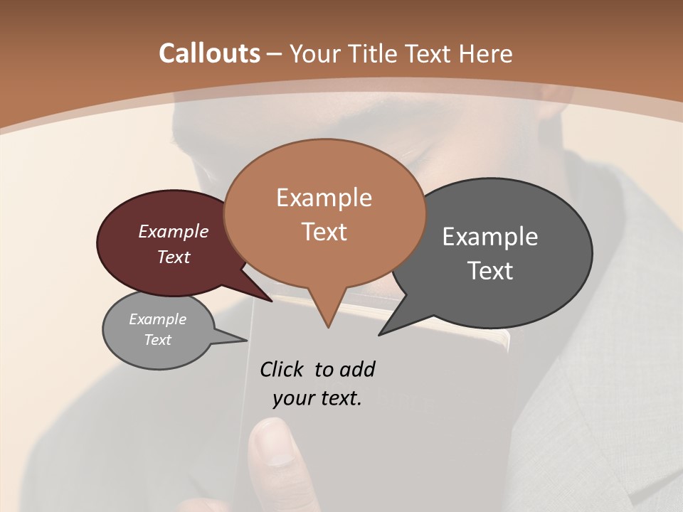 Old Sharing Close Up PowerPoint Template