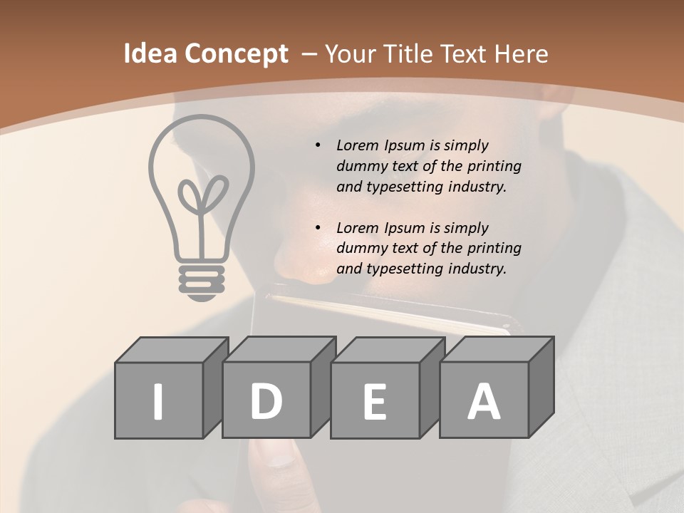Old Sharing Close Up PowerPoint Template