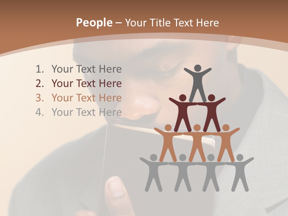 Old Sharing Close Up PowerPoint Template