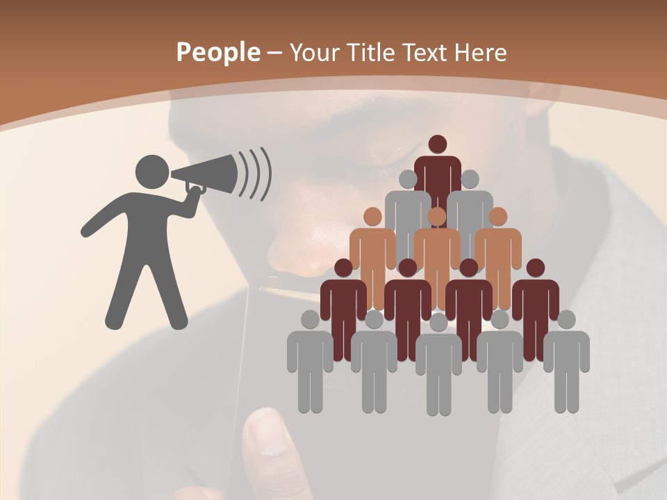 Old Sharing Close Up PowerPoint Template