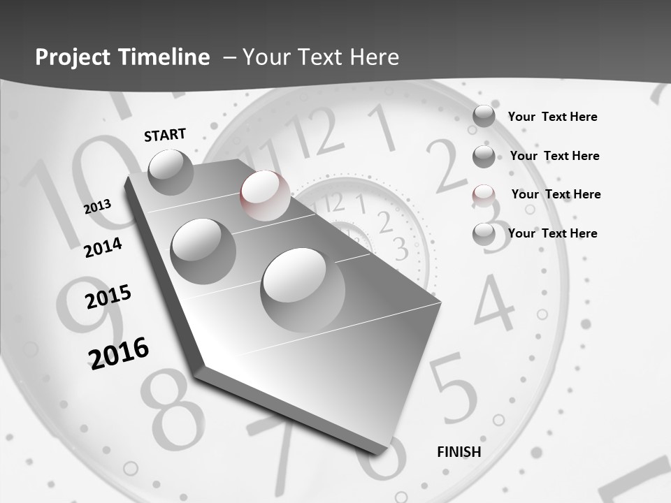 Caregiver Finger Two PowerPoint Template