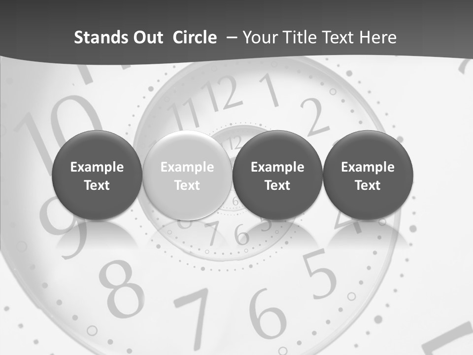 Caregiver Finger Two PowerPoint Template