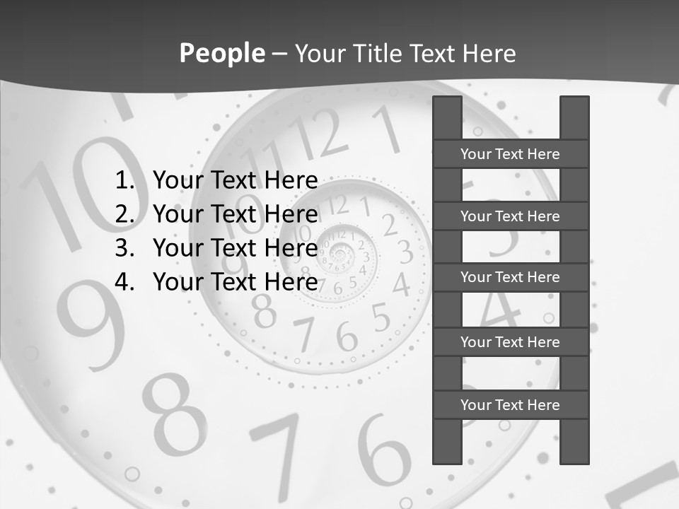 Caregiver Finger Two PowerPoint Template