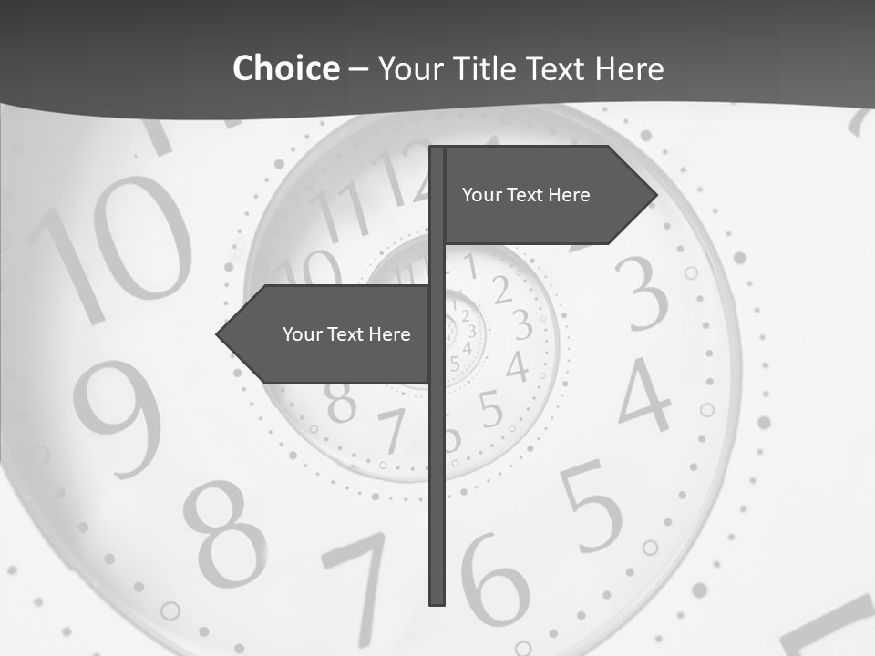 Caregiver Finger Two PowerPoint Template