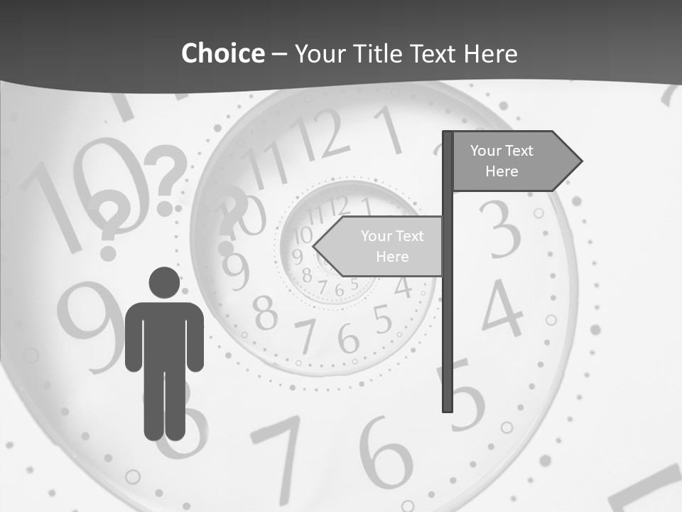 Caregiver Finger Two PowerPoint Template