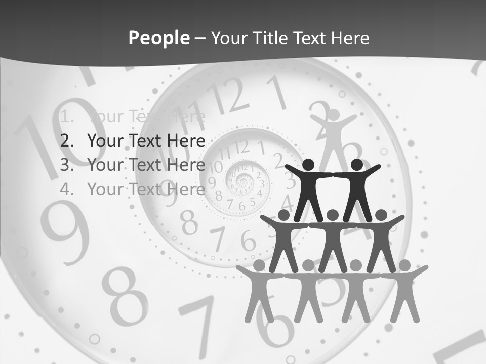 Caregiver Finger Two PowerPoint Template