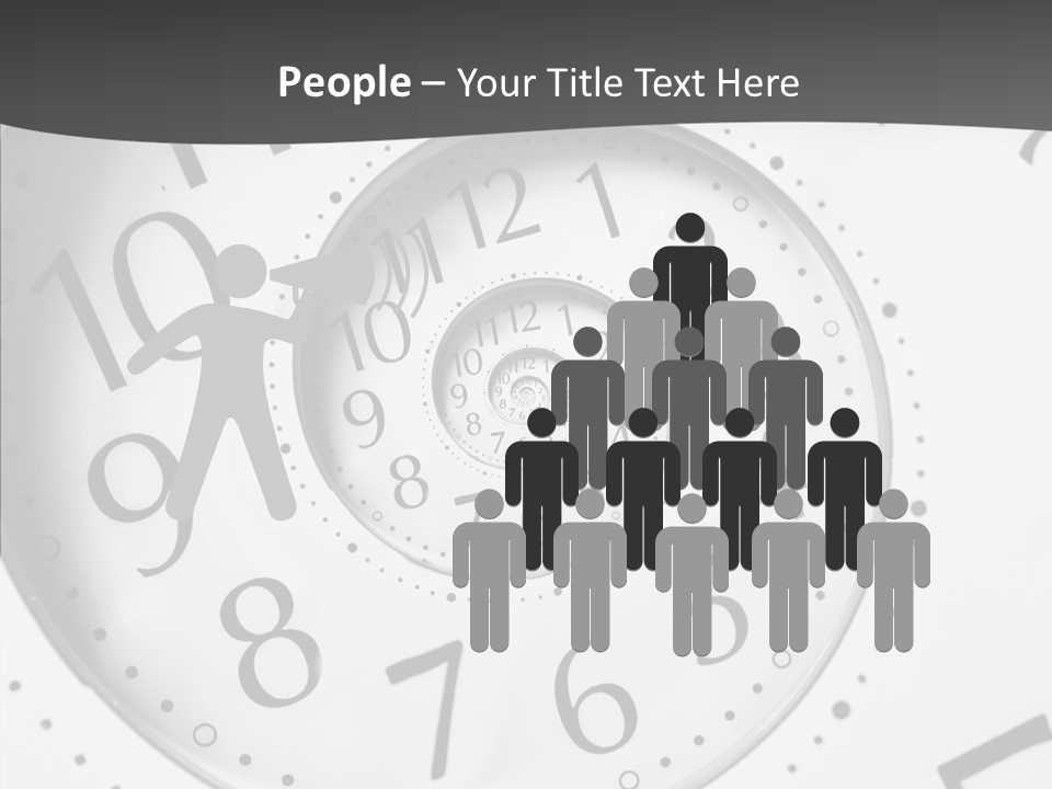 Caregiver Finger Two PowerPoint Template