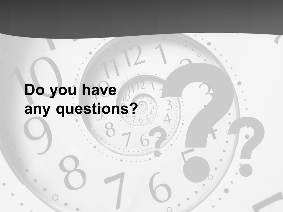 Caregiver Finger Two PowerPoint Template