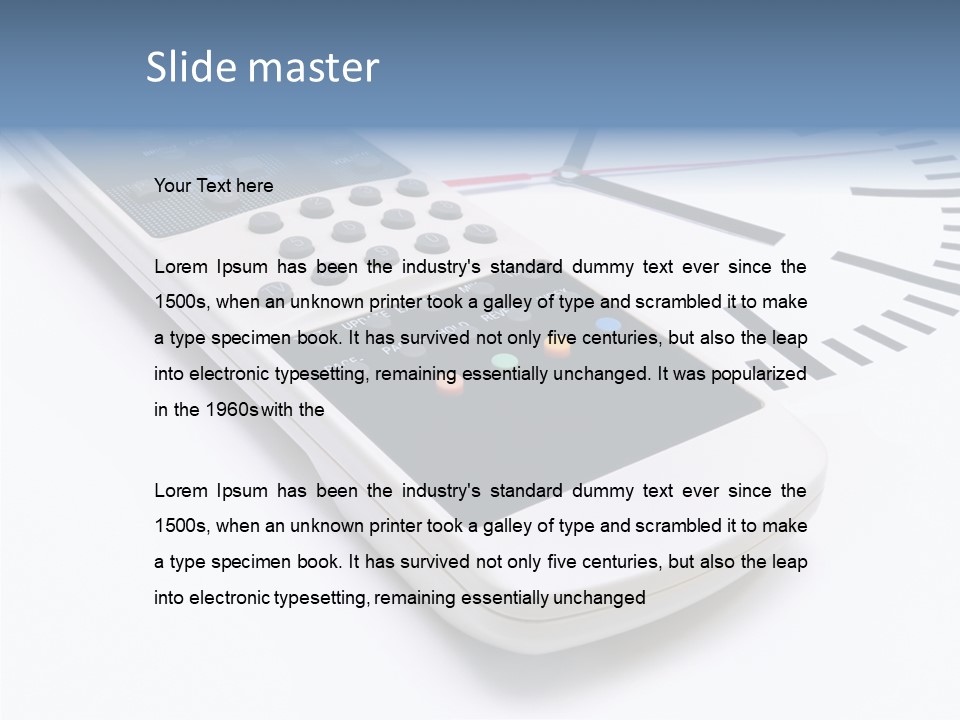 White Hold Assist PowerPoint Template