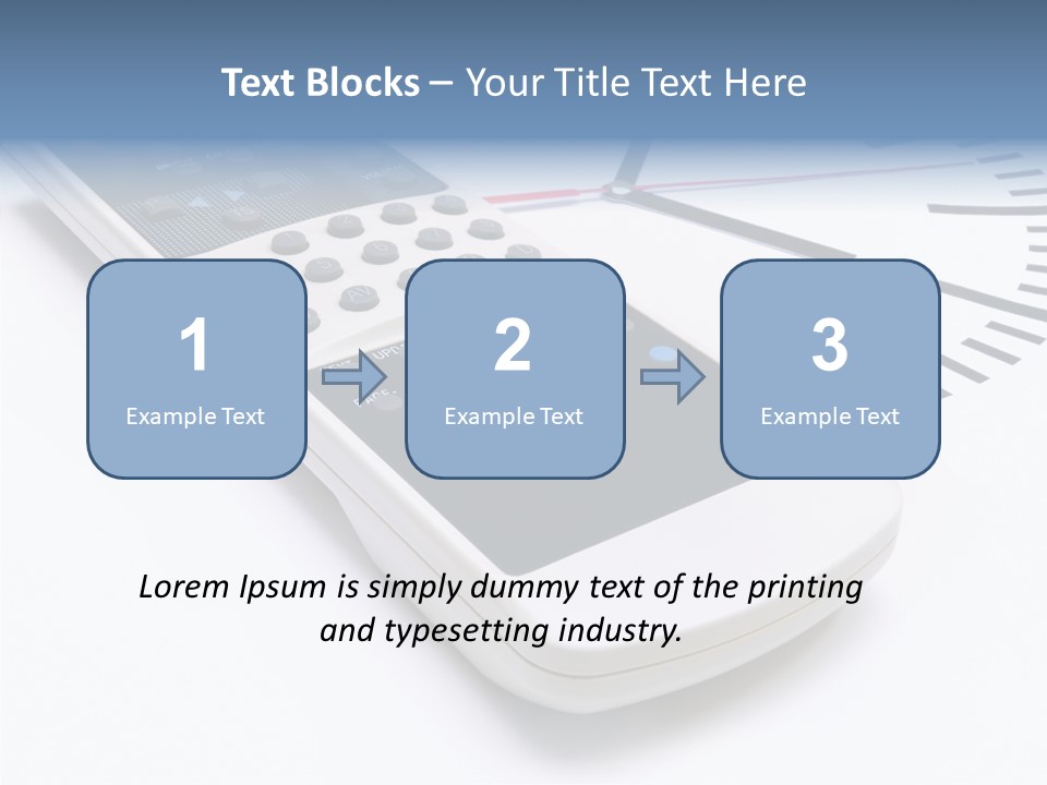White Hold Assist PowerPoint Template