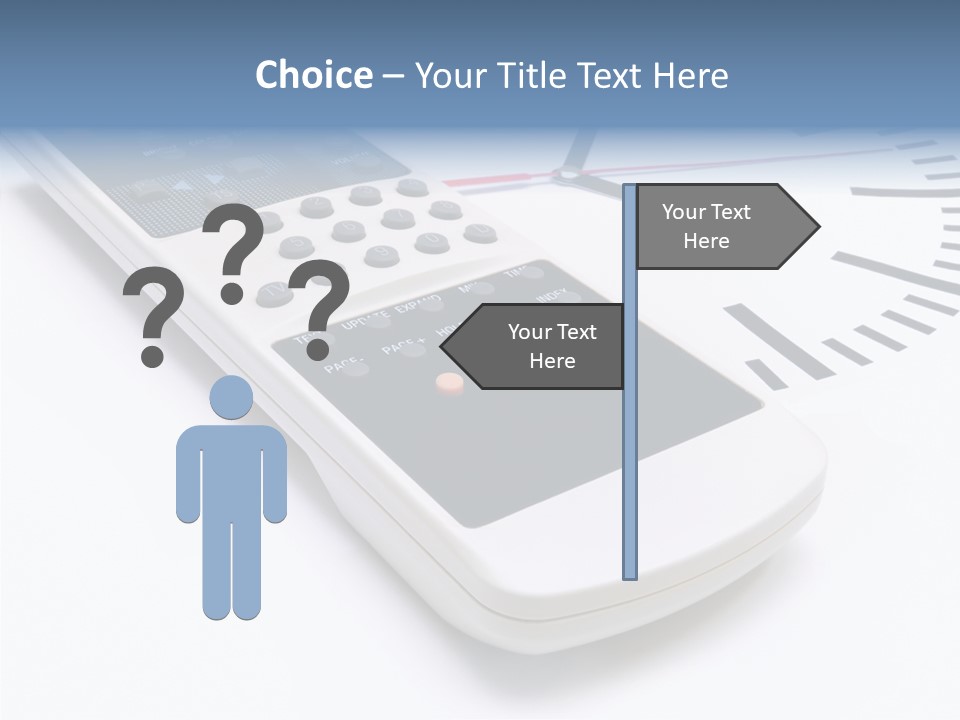 White Hold Assist PowerPoint Template