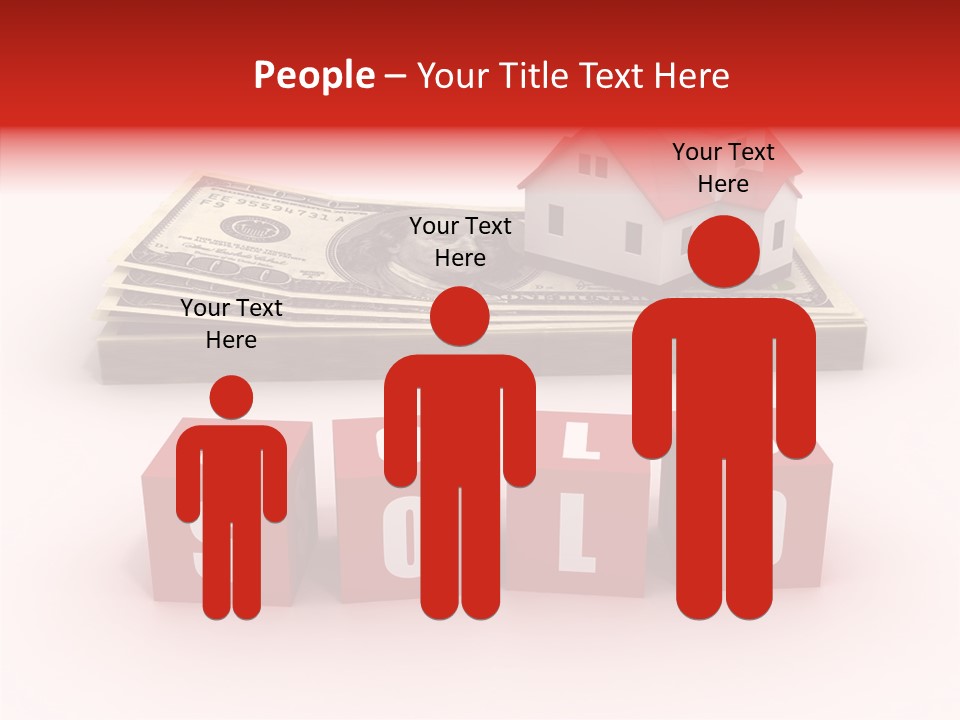 Touching Young Holding Hands PowerPoint Template