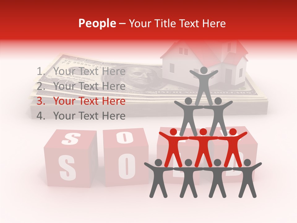 Touching Young Holding Hands PowerPoint Template