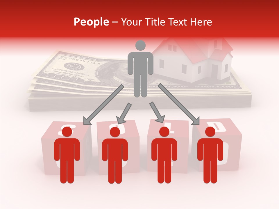 Touching Young Holding Hands PowerPoint Template